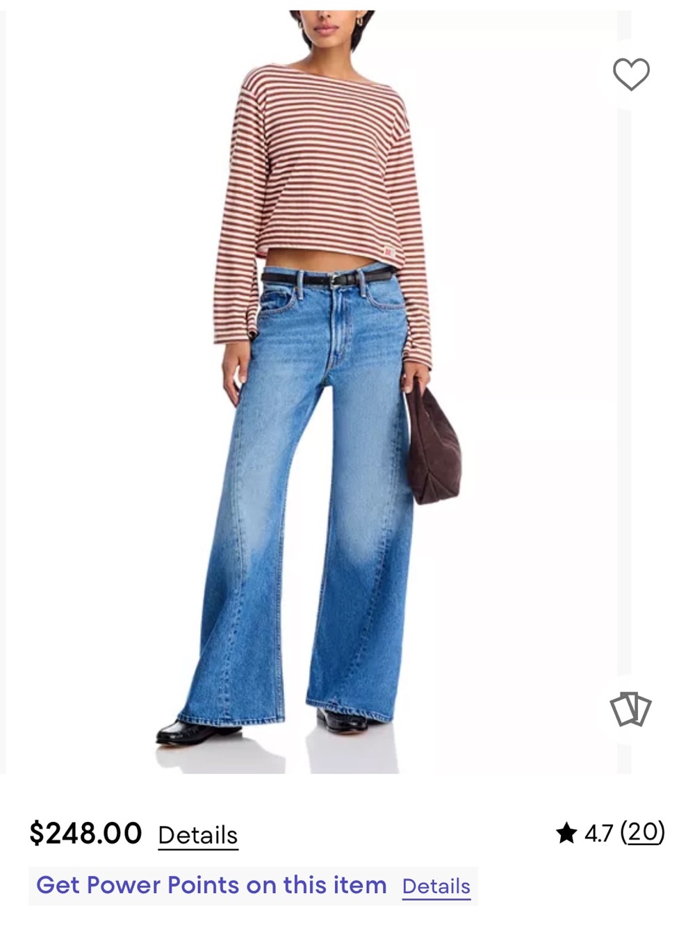 MOTHER The Lemon Twist High-Rise Flare Jeans Sz 25 NWOT - Picture 4 of 5